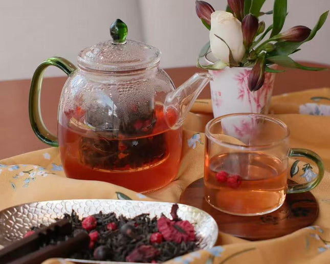 Thé noir - Keemun Fruits Rouges Hibiscus