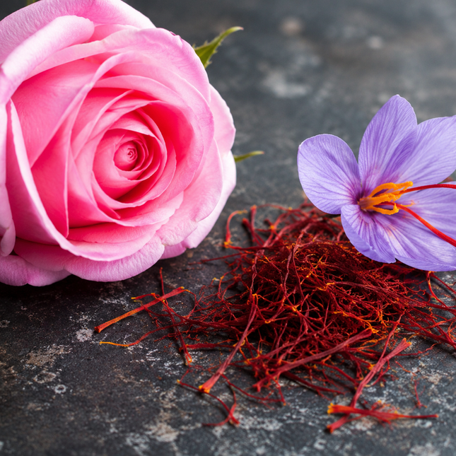 Rose et safran - Thé noir BIO Keemun Rose Safran